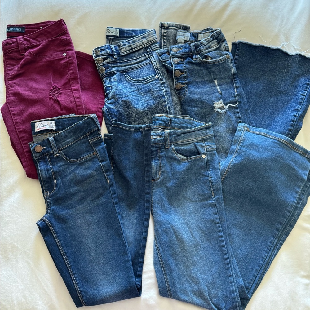 Lot of 5 girls pants size 10
